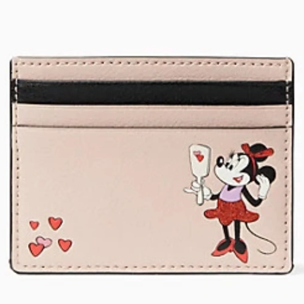 disney x kate spade new york minnie sm cardholder